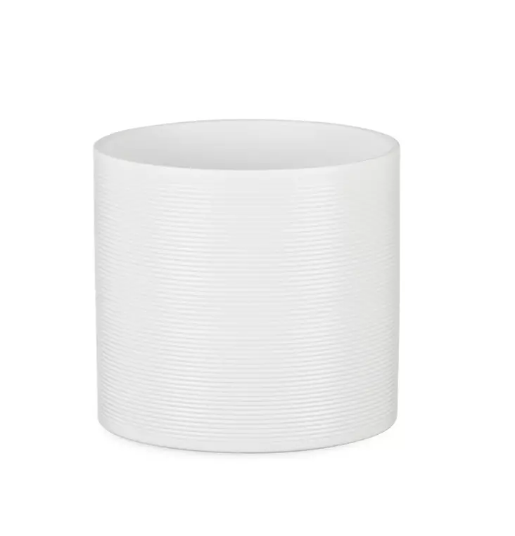 Scheurich suojaruukku Panna Raita valkoinen, 23 cm - Sisäruukut - 4002477536576 - 1