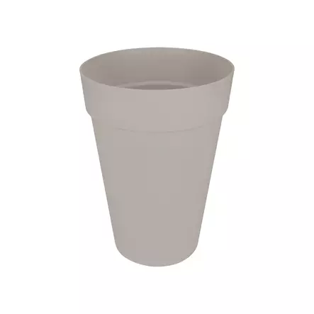 Elho Loft Urban Round High lämmin harmaa, 35 cm - Ulkoruukut - 8711904283087 - 1