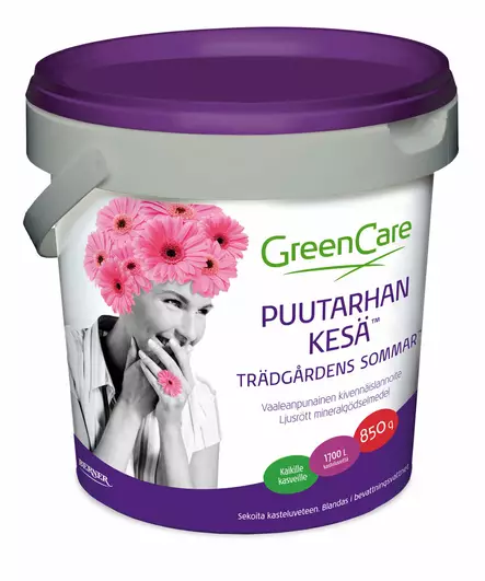 GreenCare Puutarhan Kesä -kastelulannoite 850 g - Sisäkasvilannoitteet - 6414505178067 - 1