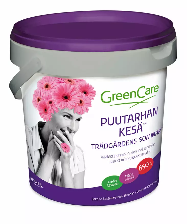 GreenCare Puutarhan Kesä -kastelulannoite 850 g - Sisäkasvilannoitteet - 6414505178067 - 1