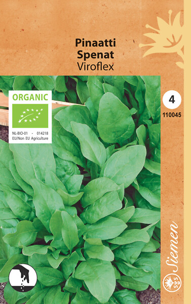 Pinaatti 'Viroflex', luomu, siemen, Schetelig - Annossiemenet - 6415151100457 - 1