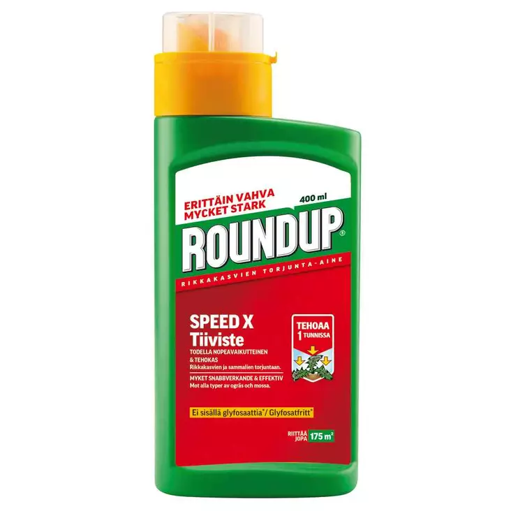 Roundup Speed X Rikkatorjuntatiiviste 400 ml - Rikkakasvien ja sammalen torjunta - 5707441553717 - 1