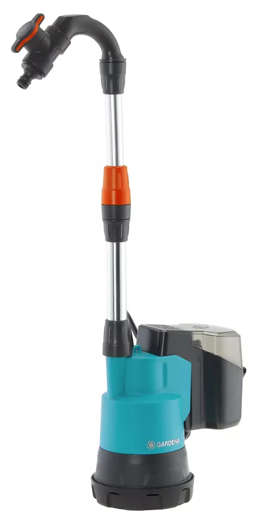 Sadevesipumppu GARDENA 2000/2 Li-18 sis. akun - Puutarhatyökalut - 4078500077767 - 1