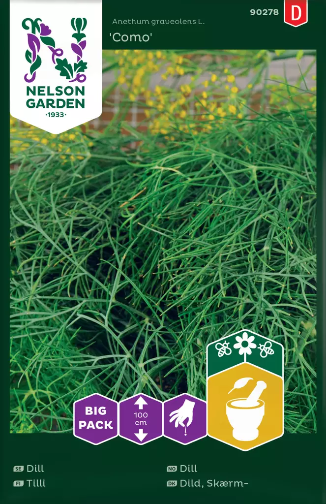 Tilli 'Como' Big Pack siemen, Nelson Garden - Yrttien siemenet - 7312600902787 - 1