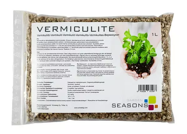 Vermikuliitti 1 L, Schetelig - Esikasvatustarvikkeet ja kasvivalot - 6416556931967 - 1