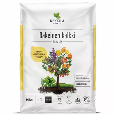Kekkilä Rakeinen kalkki 10 kg - Kalkit - 6433000610438 - 1