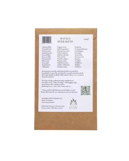 Matala Kukkaketo 50 m² - Niittysiemenet - 6419114000198 - 2