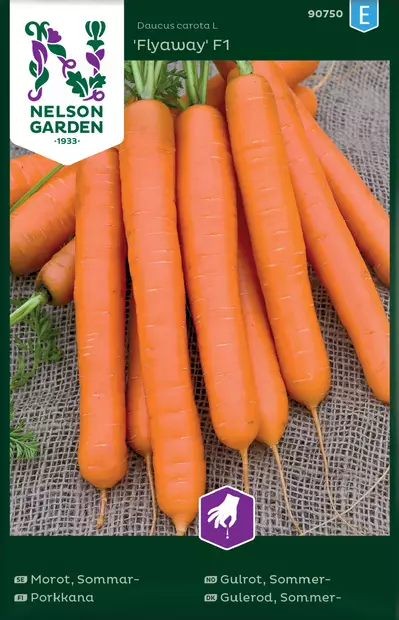 Porkkana 'Flyaway' F1 siemen, Nelson Garden - Vihannesten siemenet - 7312600907508 - 1