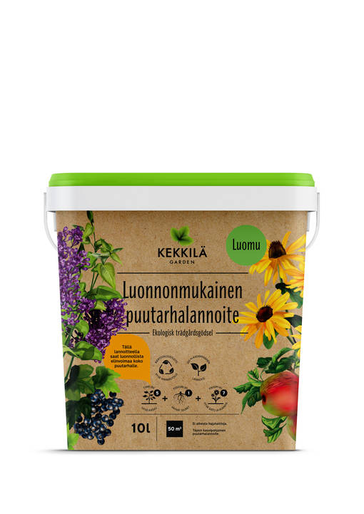 Kekkilä Luomu Puutarhalannoite 10 L - Lannoitteet - 6433000620208 - 1
