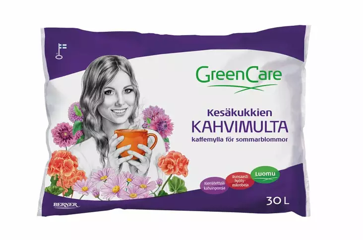 GreenCare Kesäkukkien Kahvimulta 30 L - Mullat ja turpeet - 6414505187328 - 1