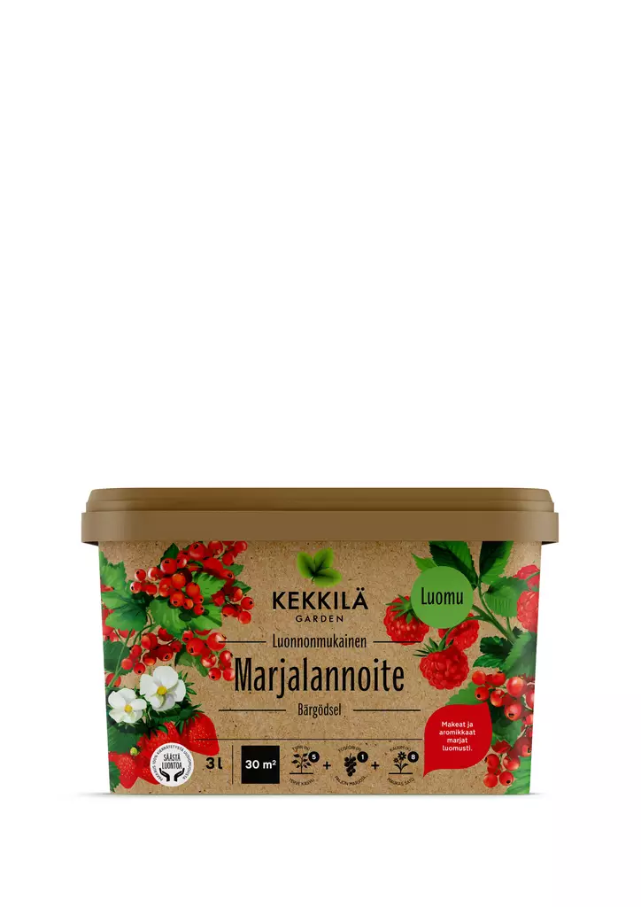 Kekkilä Luomu Marjalannoite 3 L - Lannoitteet - 6433000623308 - 1