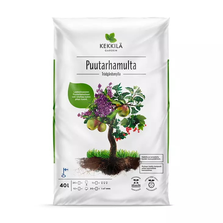 Kekkilä Puutarhamulta 40 L - Mullat ja turpeet - 6433000200608 - 1