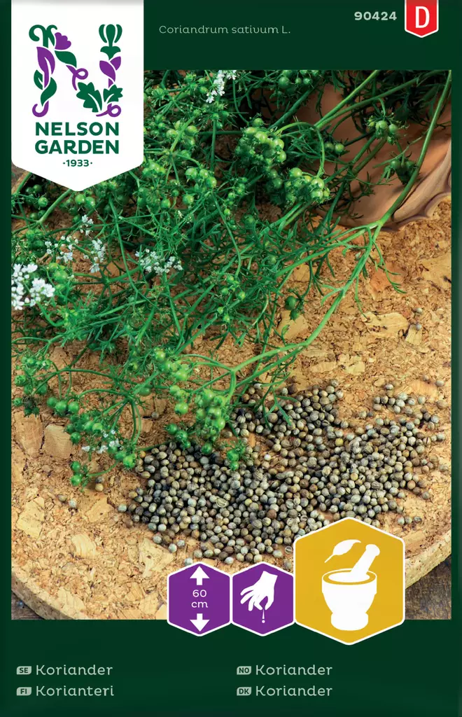 Korianteri siemen, Nelson Garden - Yrttien siemenet - 7312600904248 - 1