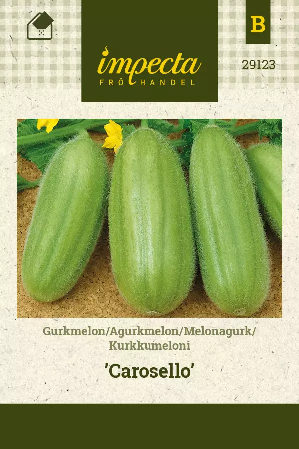 Kurkkumeloni 'Carosello', siemen, Impecta - Annossiemenet - 7332756291238 - 1