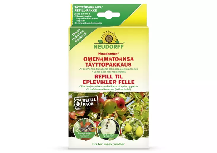 Neudomon Omenamatoansan täyttöpakkaus 2 kpl/pkt, Neudorff - Tuhohyönteisten torjunta - 4005240193198 - 1