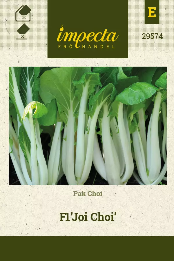 Pak Choi 'Joi Choi', siemen, Impecta - Vihannesten siemenet - 7332756295748 - 1