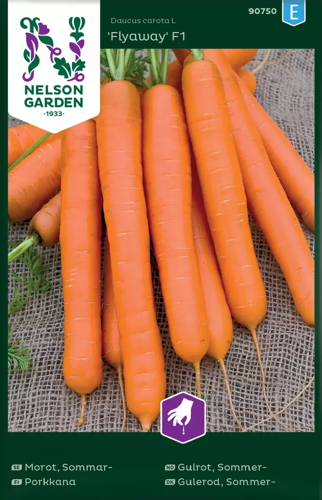 Porkkana 'Flyaway' F1 siemen, Nelson Garden - Vihannesten siemenet - 7312600907508 - 1
