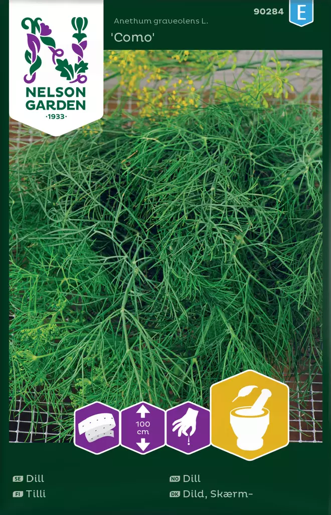 Tilli 'Como' kylvönauha siemen, Nelson Garden - Yrttien siemenet - 7312600902848 - 1