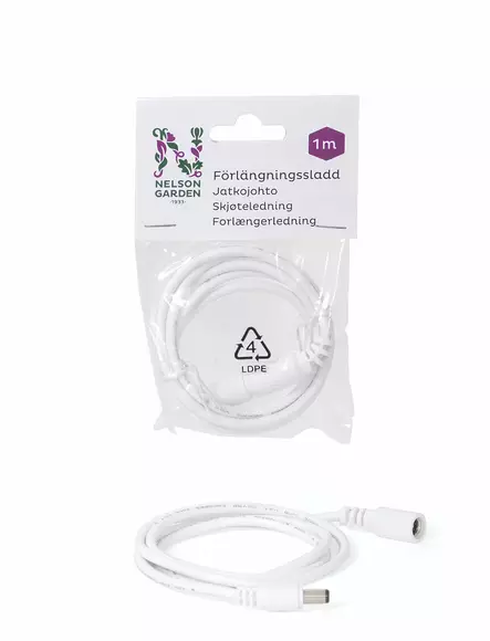 Jatkojohto 1 m - Esikasvatustarvikkeet ja kasvivalot - 7312600055629 - 1