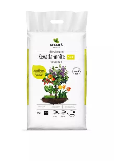 Kekkilä Kevätlannoite Plus+ 10 L - Puutarhalannoitteet, suuret pakkaukset - 6433000623629 - 1