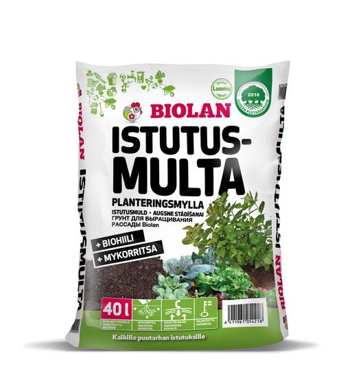 Biolan Istutusmulta 40 L - Puutarhamullat - 6411961054218 - 1