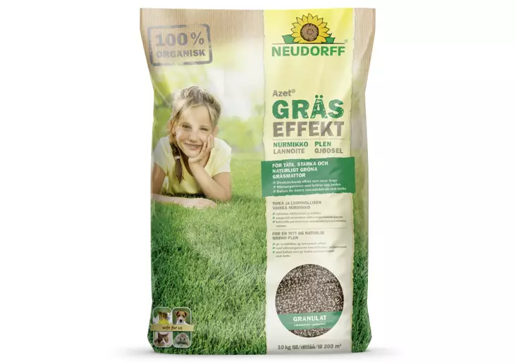 Azet Bio-Nurmikkolannoite 10 kg, Neudorff - Puutarhalannoitteet, suuret pakkaukset - 4005240191309 - 1