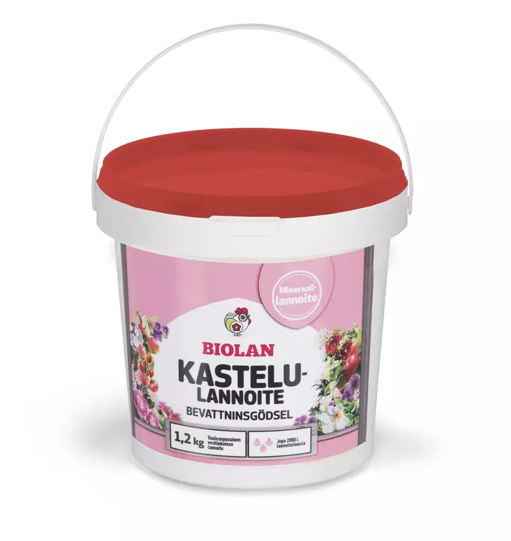 Biolan Kastelulannoite 1,2 kg - Sisäkasvilannoitteet - 6411962055009 - 1