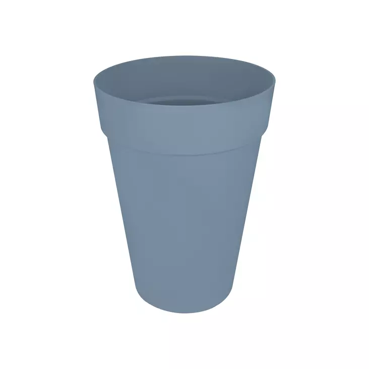 Elho Loft Urban Round High vanha sininen, 35 cm - Ulkoruukut - 8711904283179 - 1