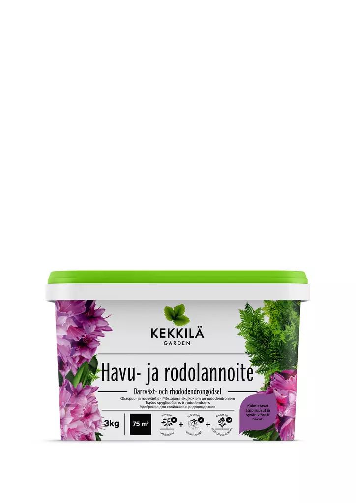 Kekkilä Havu- ja rodolannoite 3 kg - Lannoitteet - 6433000621229 - 1