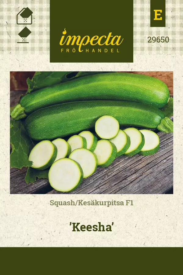 Kesäkurpitsa F1 'Keesha', siemen, Impecta - Annossiemenet - 7332756296509 - 1