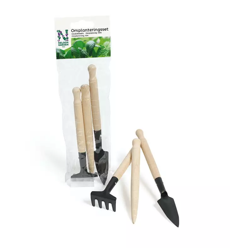 Koulintasetti 3 työkalua, puu + metalli, Nelson Garden - Esikasvatustarvikkeet ja kasvivalot - 7312600159839 - 1