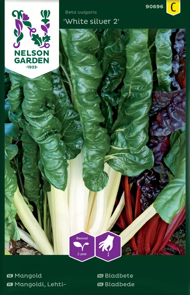 Lehtimangoldi 'White Silver 2' siemen, Nelson Garden - Vihannesten siemenet - 7312600906969 - 1