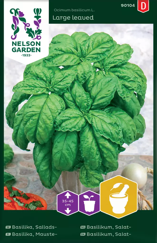 Maustebasilika siemen, Nelson Garden - Yrttien siemenet - 7312600901049 - 1